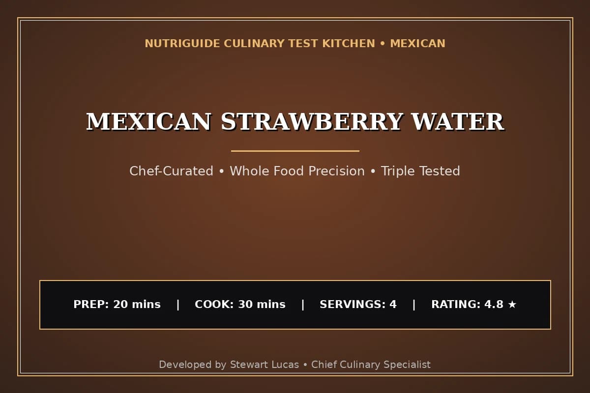 Mexican Strawberry Water