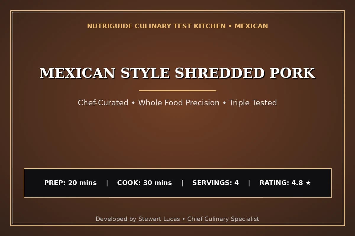 Mexican Style Shredded Pork