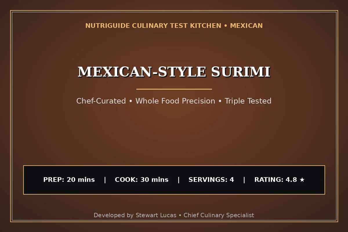 Mexican-Style Surimi