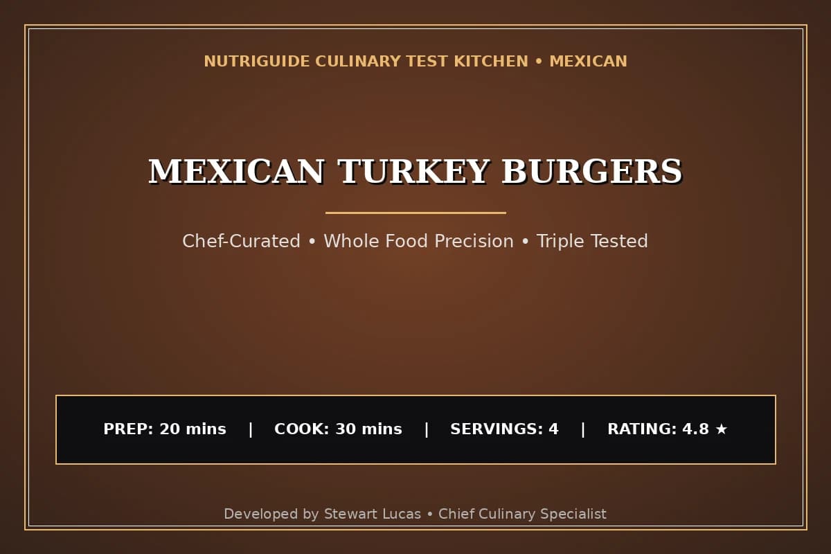 Mexican Turkey Burgers