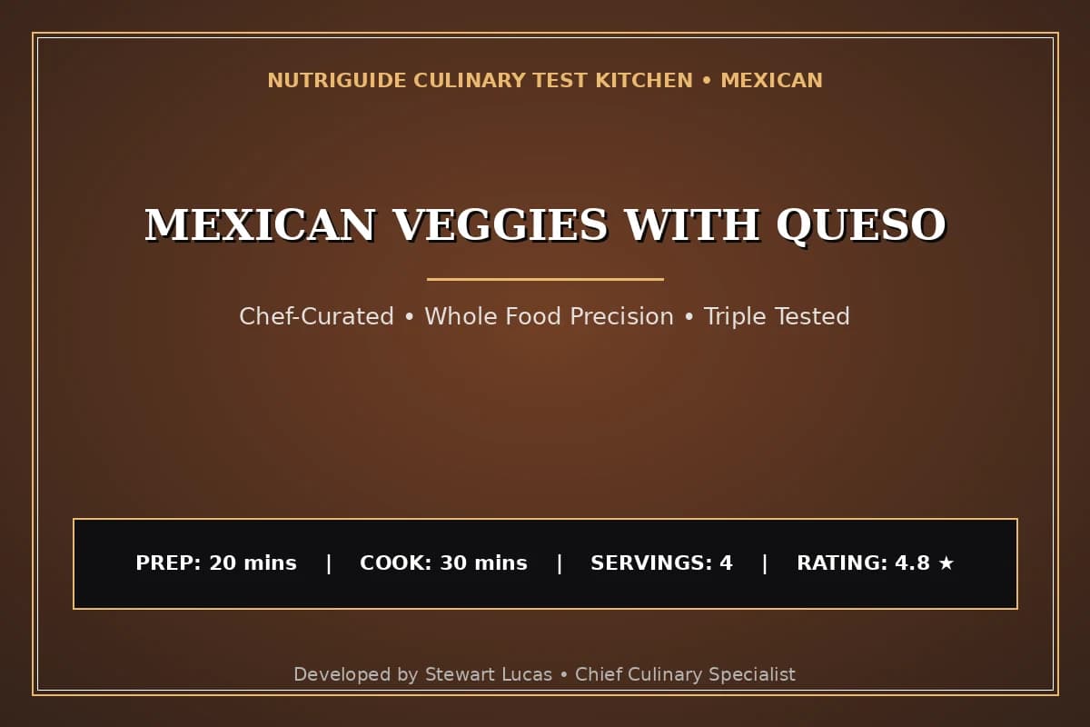 Mexican Veggies With Queso