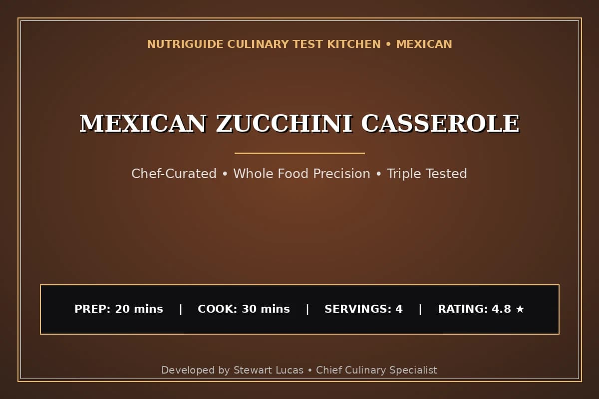 Mexican Zucchini Casserole