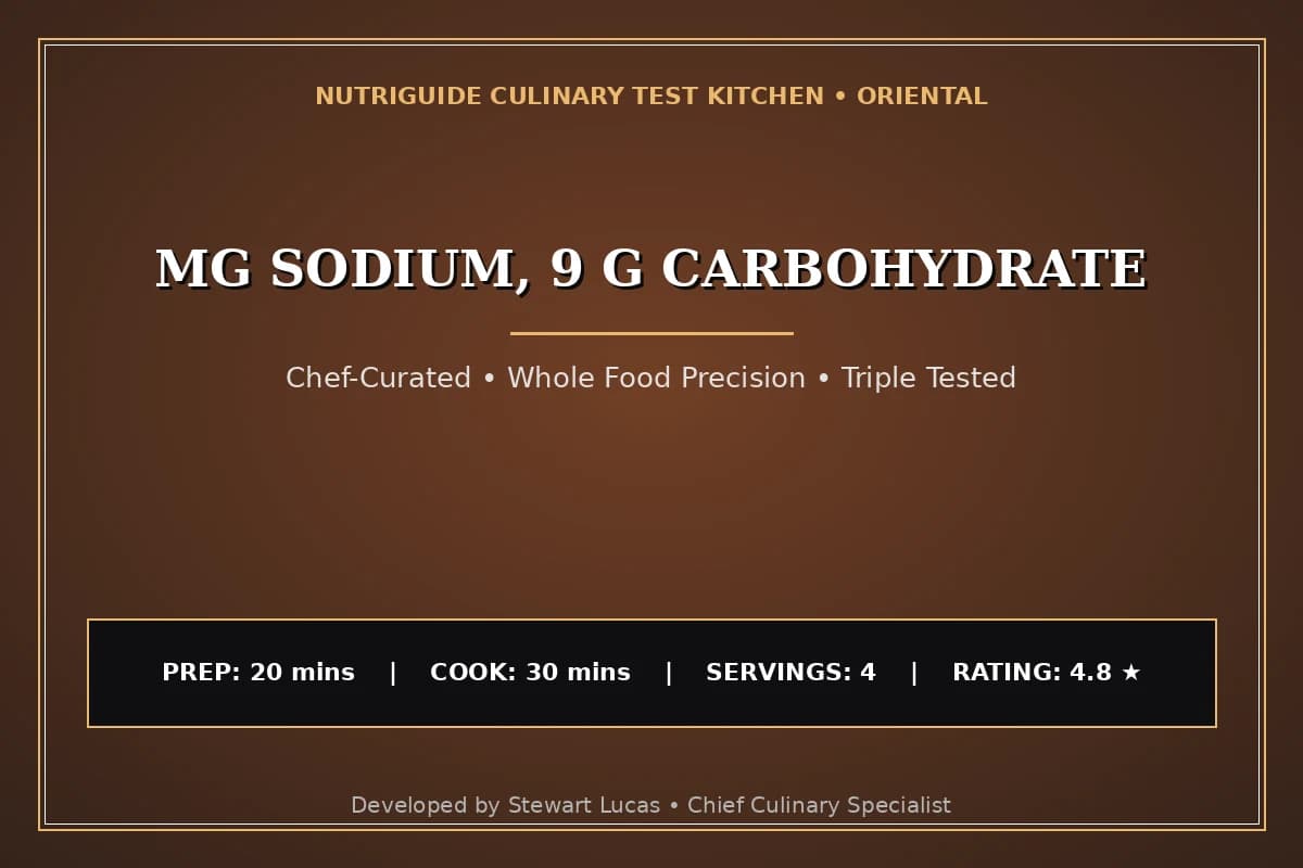 Mg Sodium, 9 G Carbohydrate