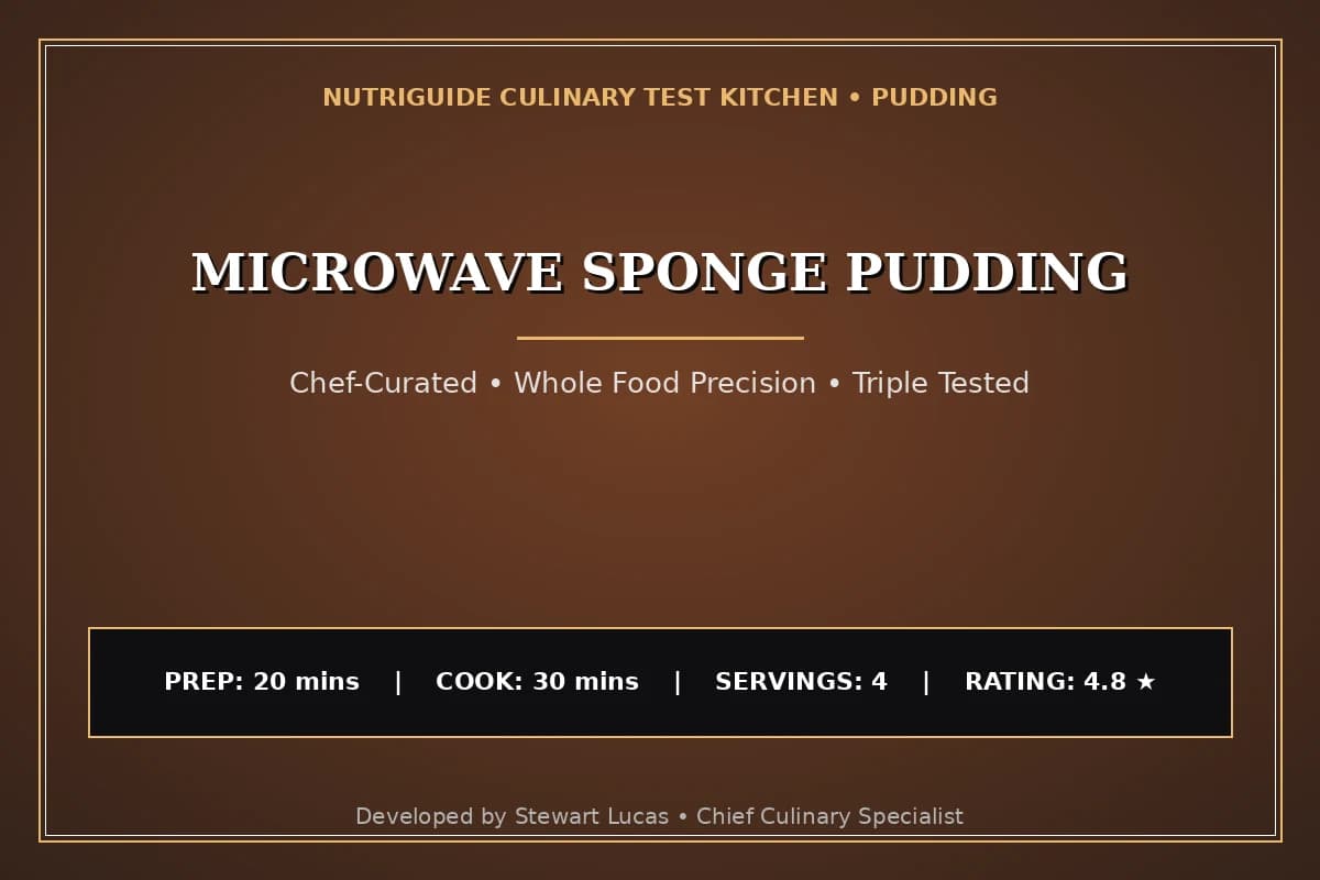 Microwave Sponge Pudding