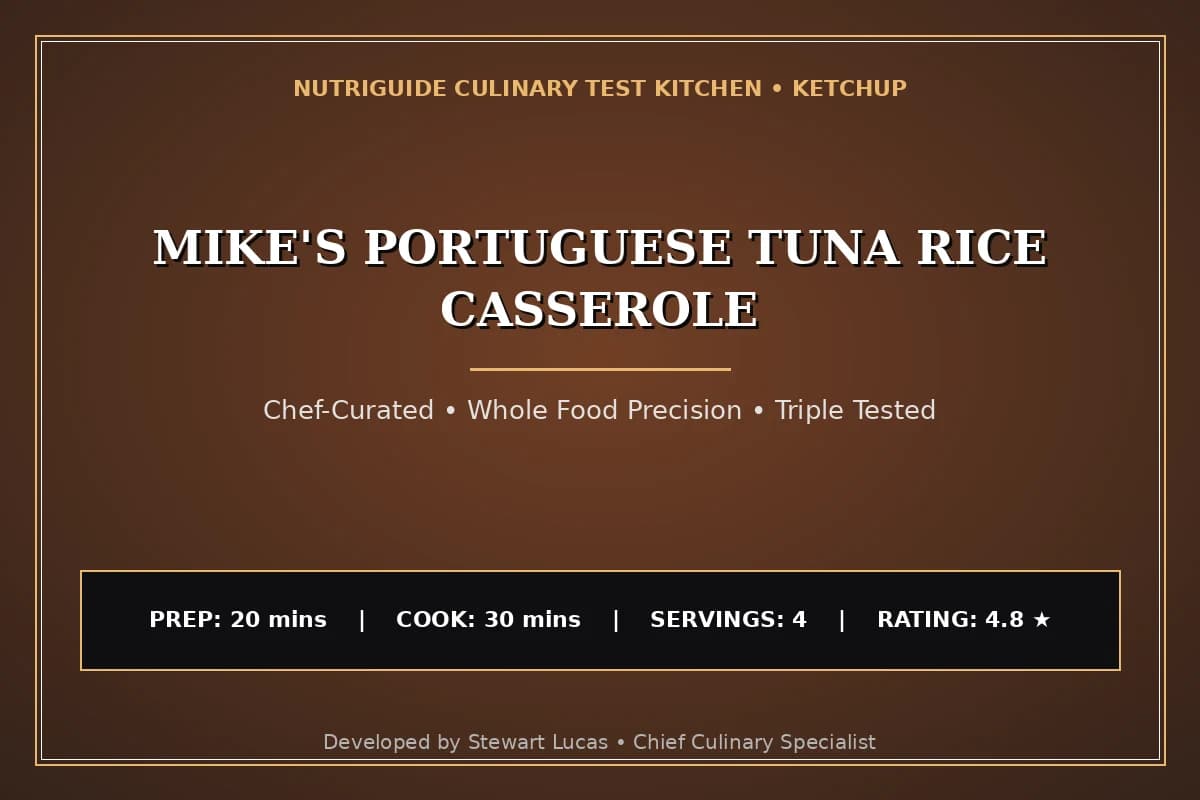 Mike'S Portuguese Tuna Rice Casserole