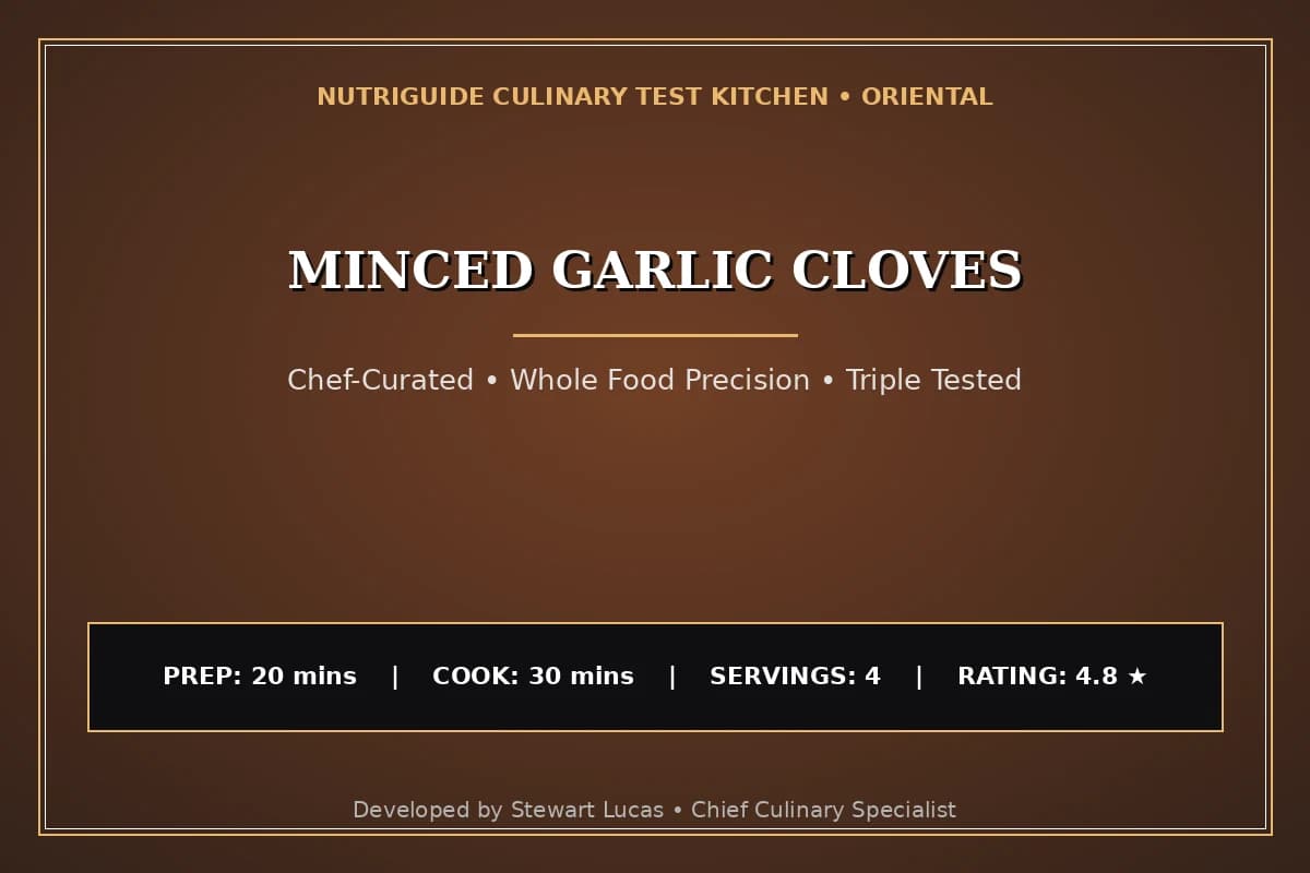 Minced Garlic Cloves