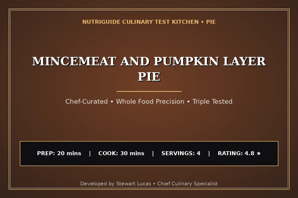 Mincemeat And Pumpkin Layer Pie