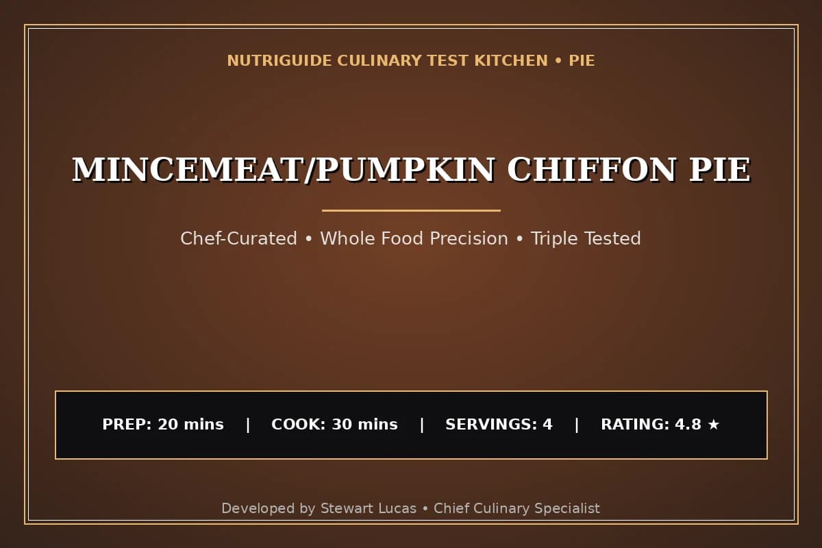 Mincemeat/Pumpkin Chiffon Pie