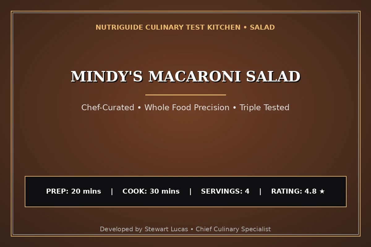 Mindy'S Macaroni Salad