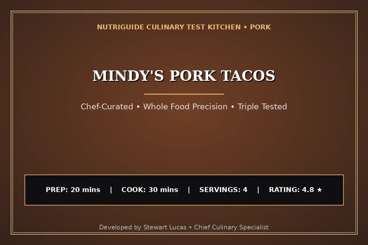 Mindy'S Pork Tacos