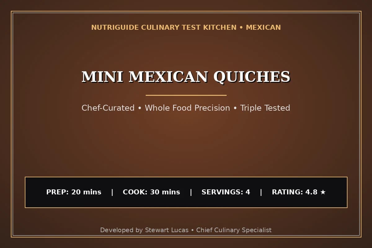 Mini Mexican Quiches