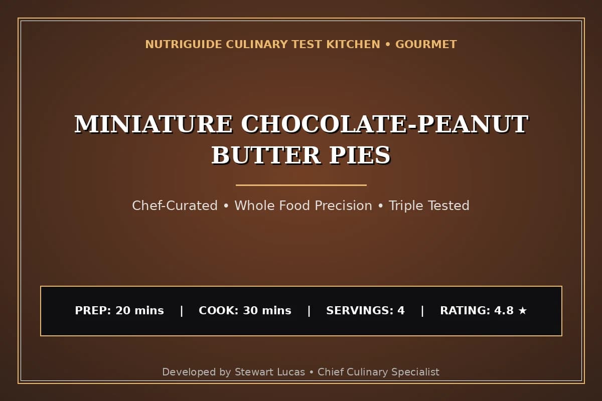 Miniature Chocolate-Peanut Butter Pies