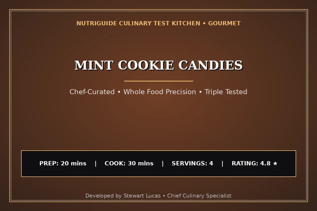 Mint Cookie Candies