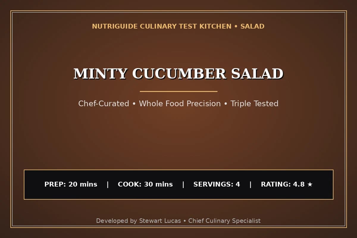 Minty Cucumber Salad