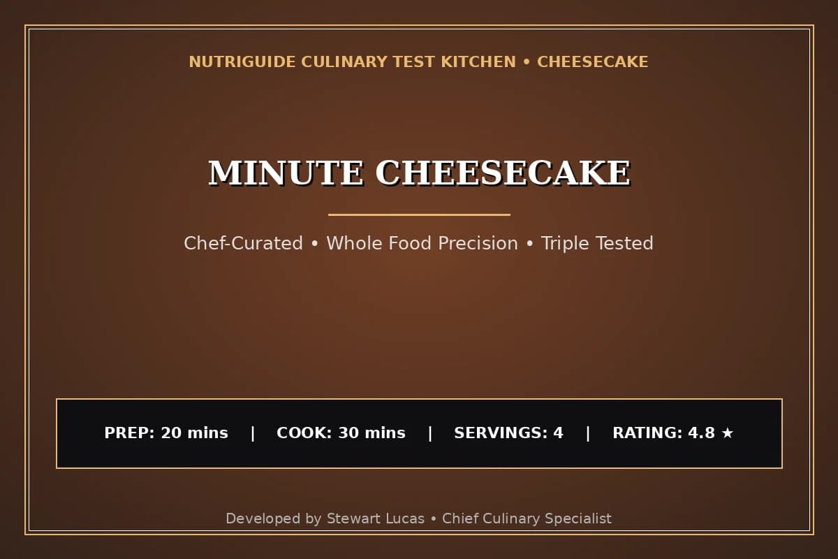 Minute Cheesecake