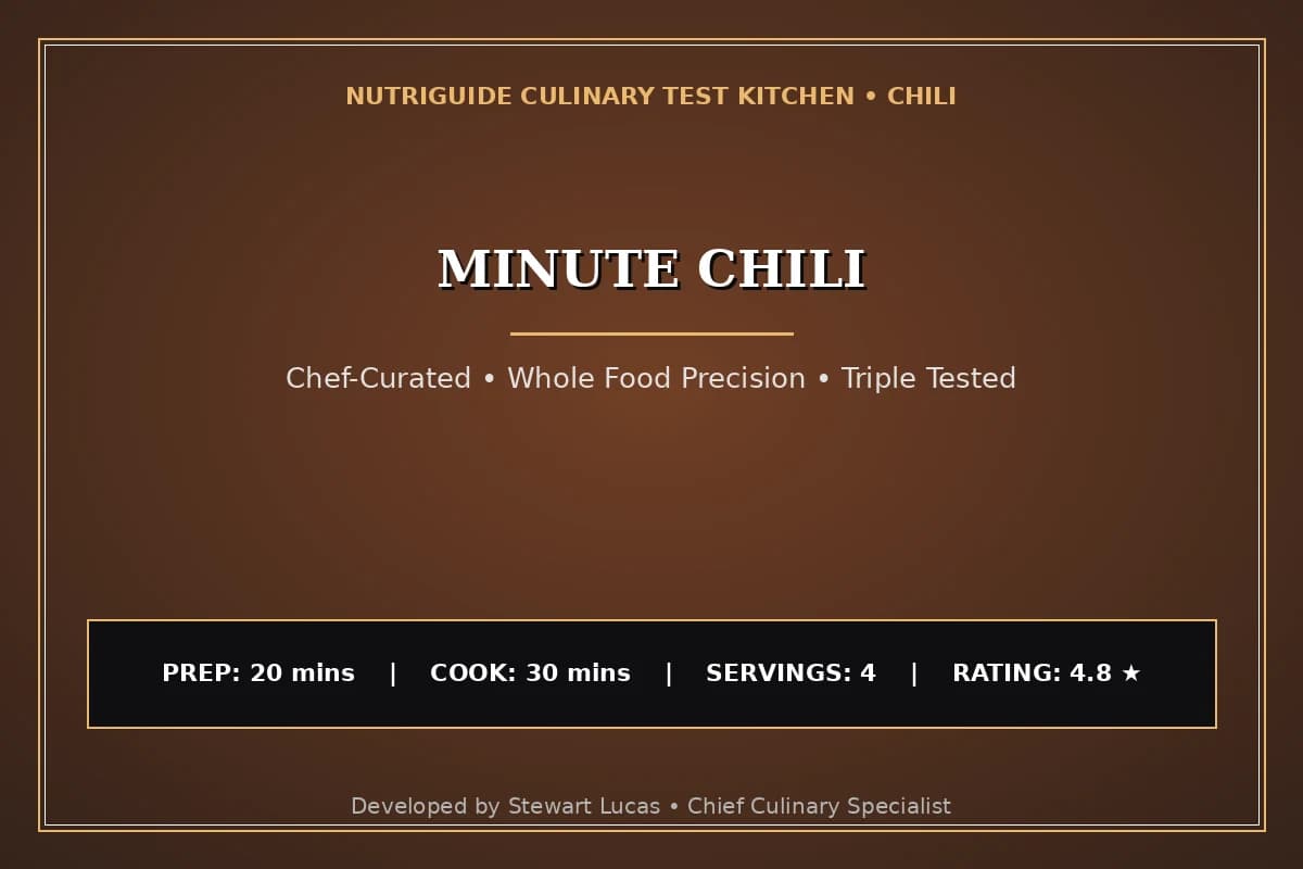 Minute Chili