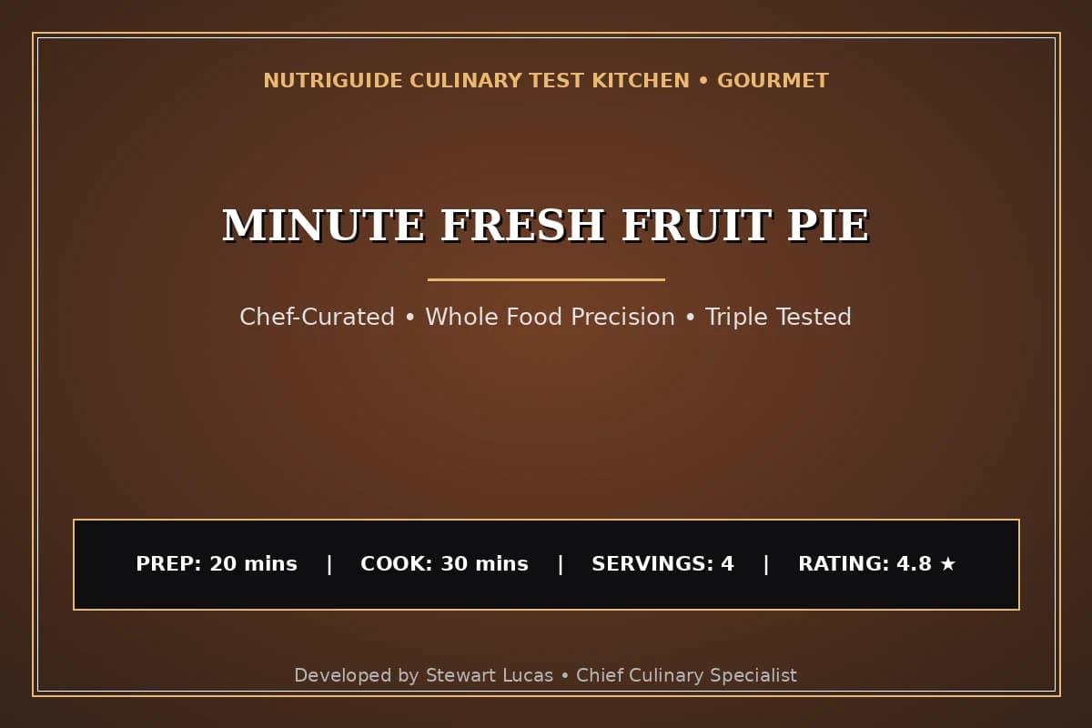 Minute Fresh Fruit Pie