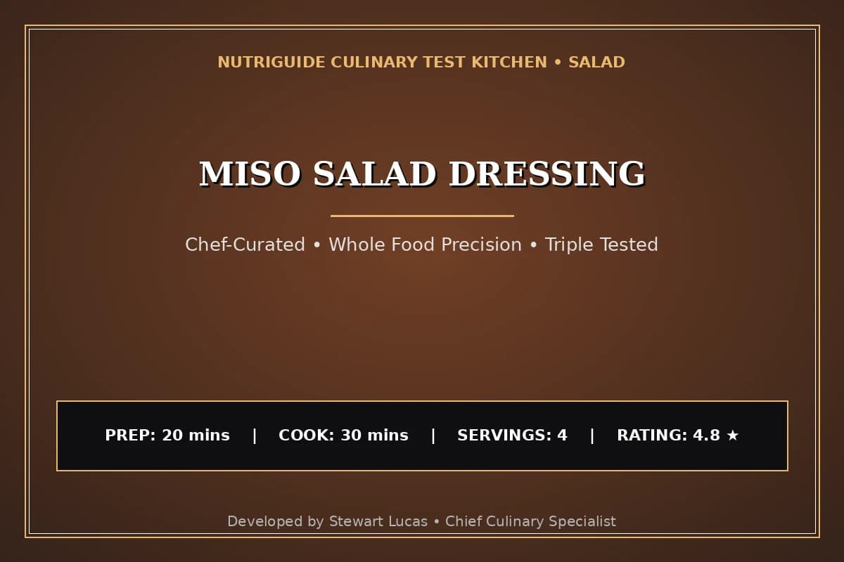 Miso Salad Dressing