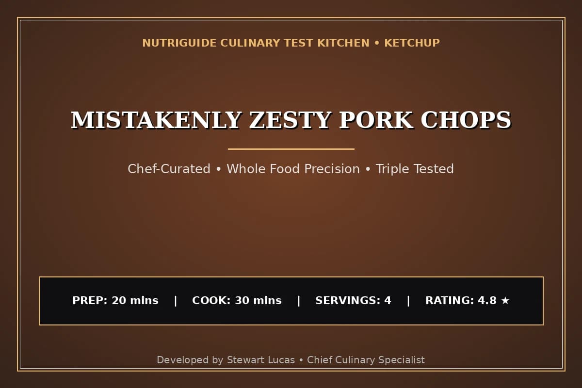 Mistakenly Zesty Pork Chops