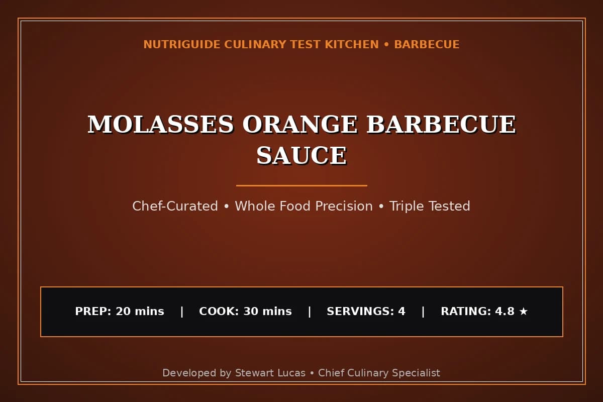 Molasses Orange Barbecue Sauce