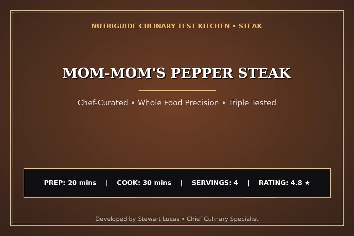 Mom-Mom'S Pepper Steak