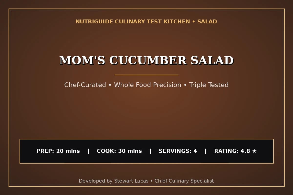 Mom'S Cucumber Salad