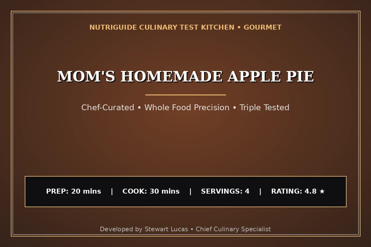 Mom'S Homemade Apple Pie