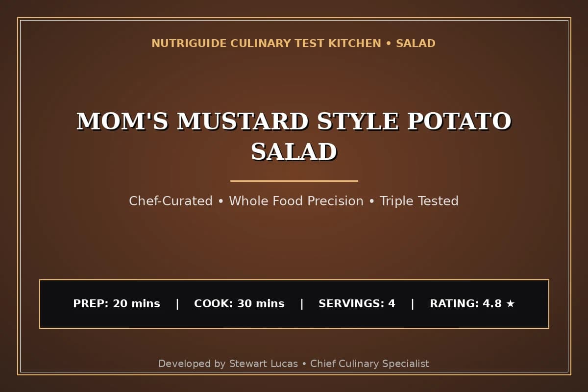Mom'S Mustard Style Potato Salad