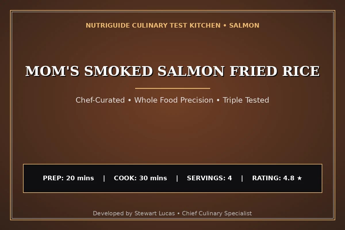 Mom'S Smoked Salmon Fried Rice