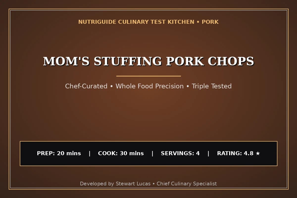 Mom'S Stuffing Pork Chops