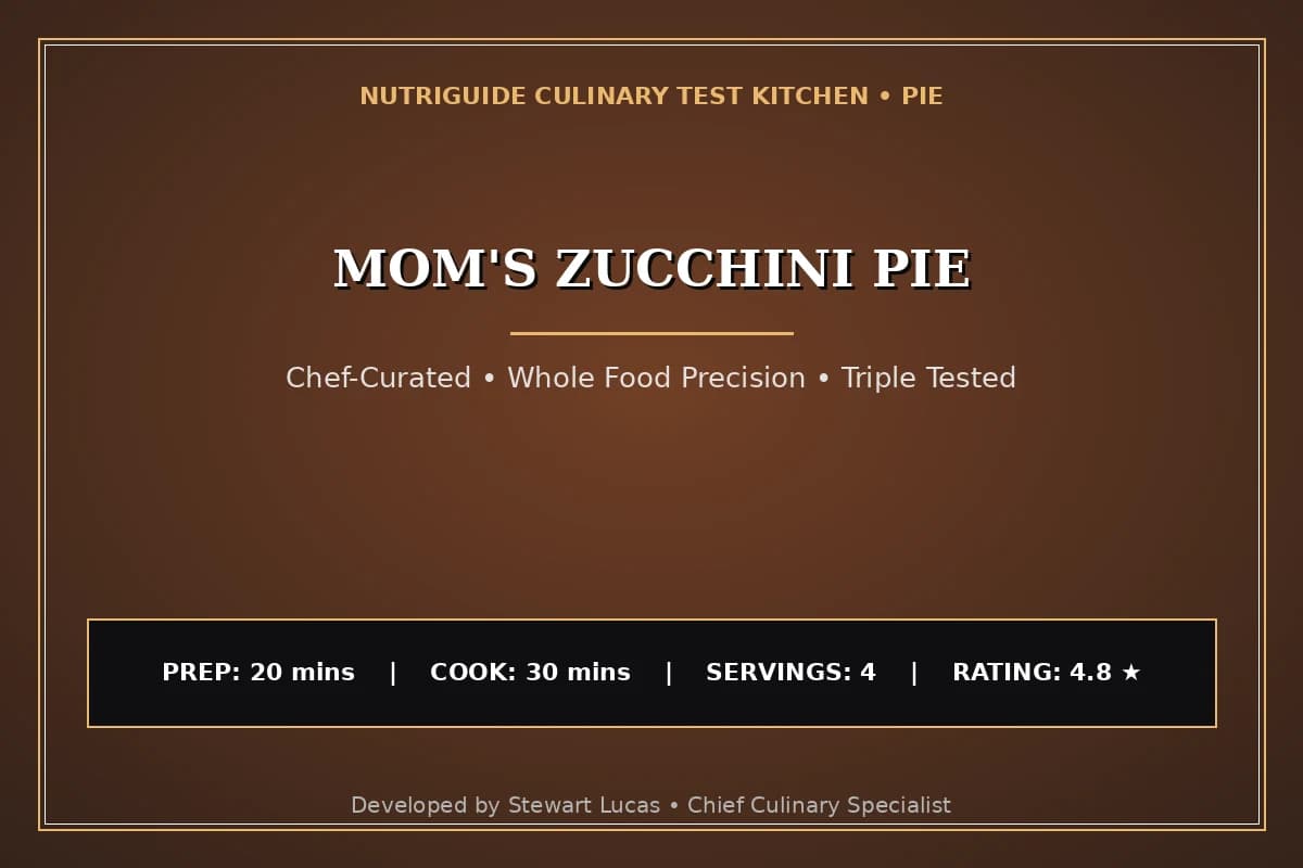 Mom'S Zucchini Pie