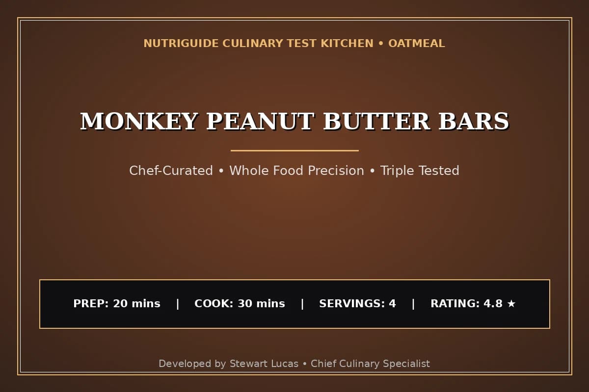 Monkey Peanut Butter Bars