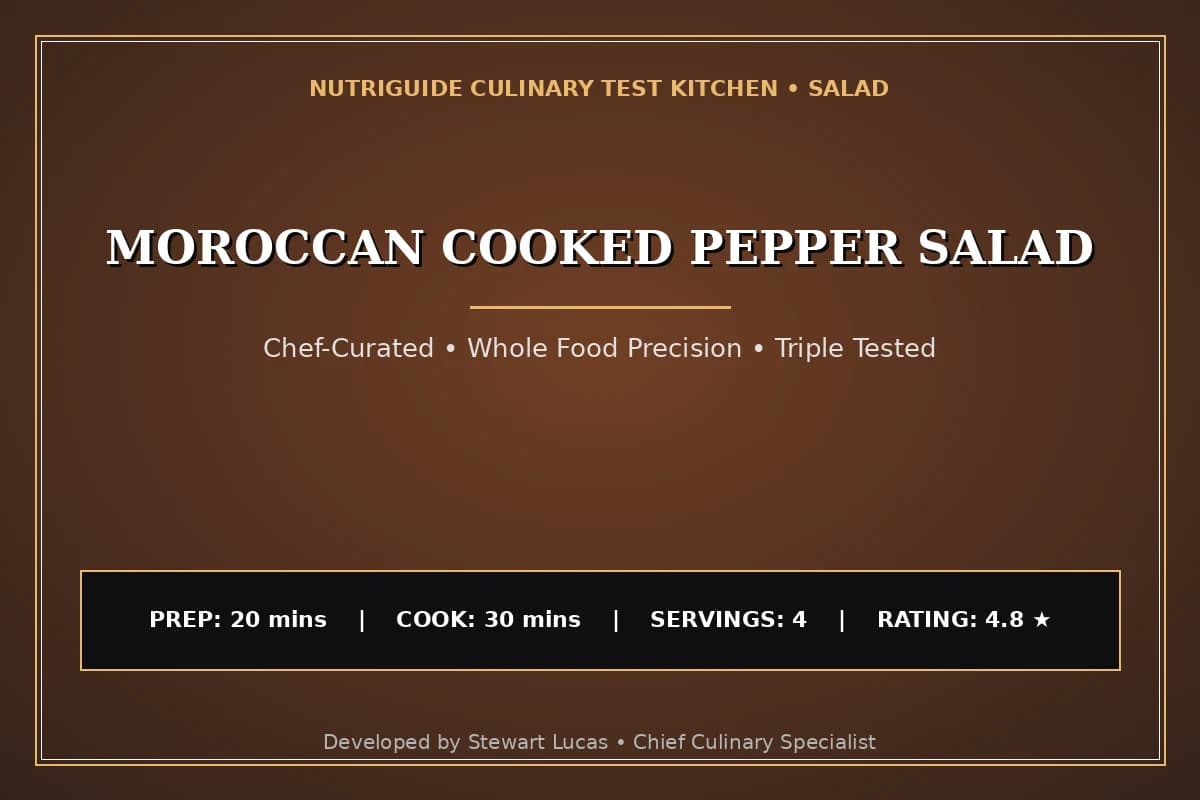 Moroccan Cooked Pepper Salad