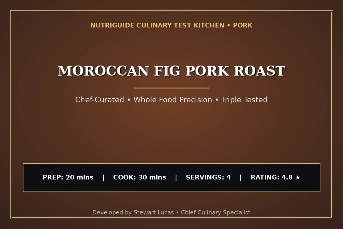 Moroccan Fig Pork Roast