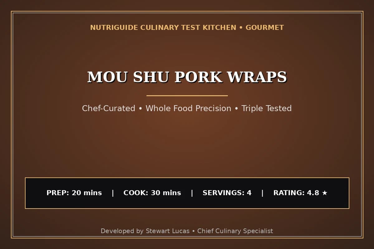 Mou Shu Pork Wraps