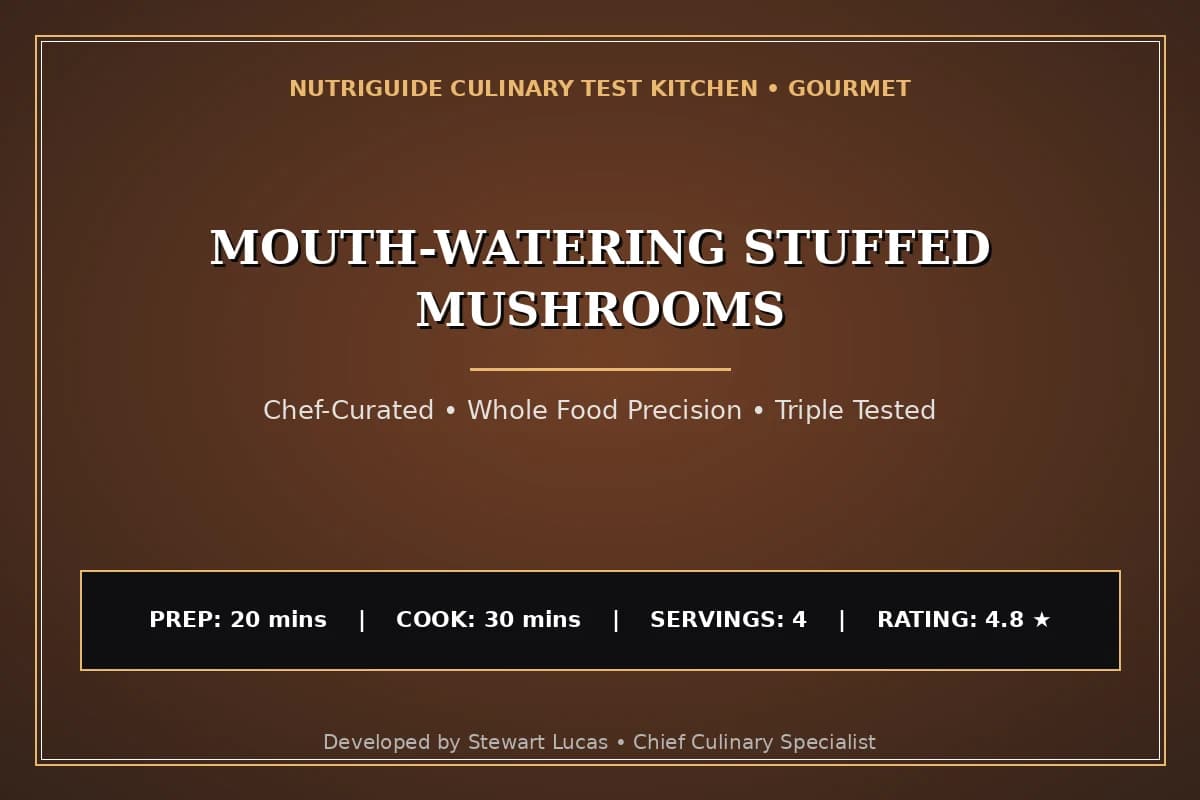Mouth-Watering Stuffed Mushrooms