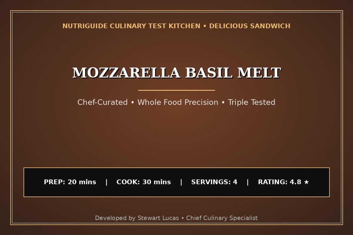 Mozzarella Basil Melt