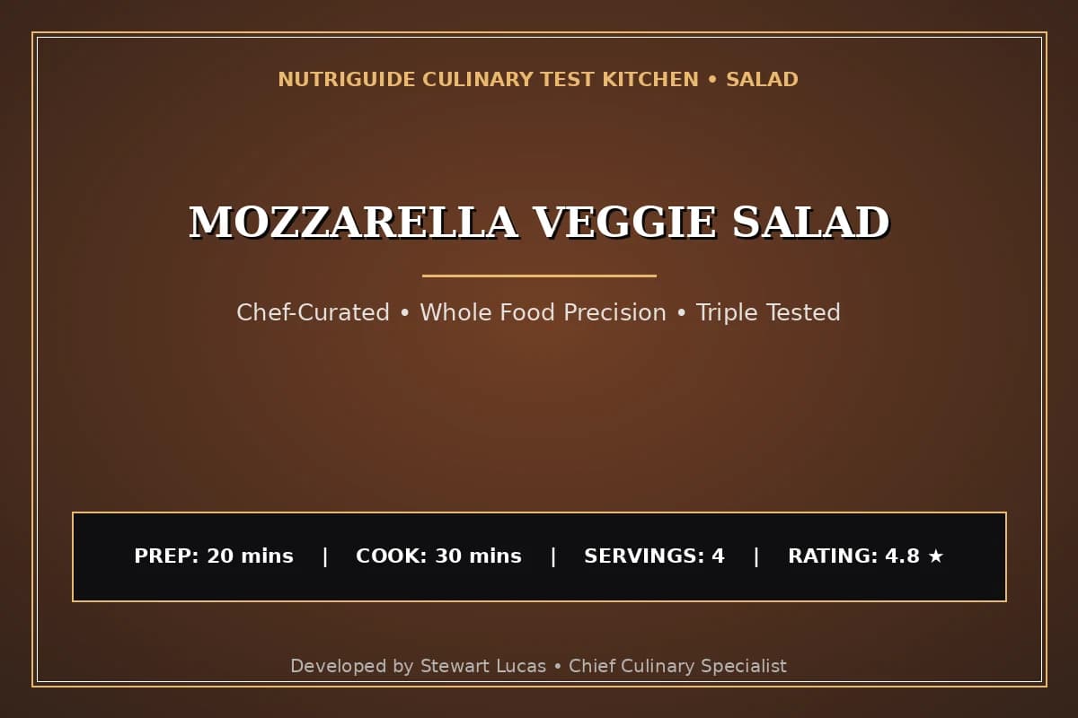 Mozzarella Veggie Salad