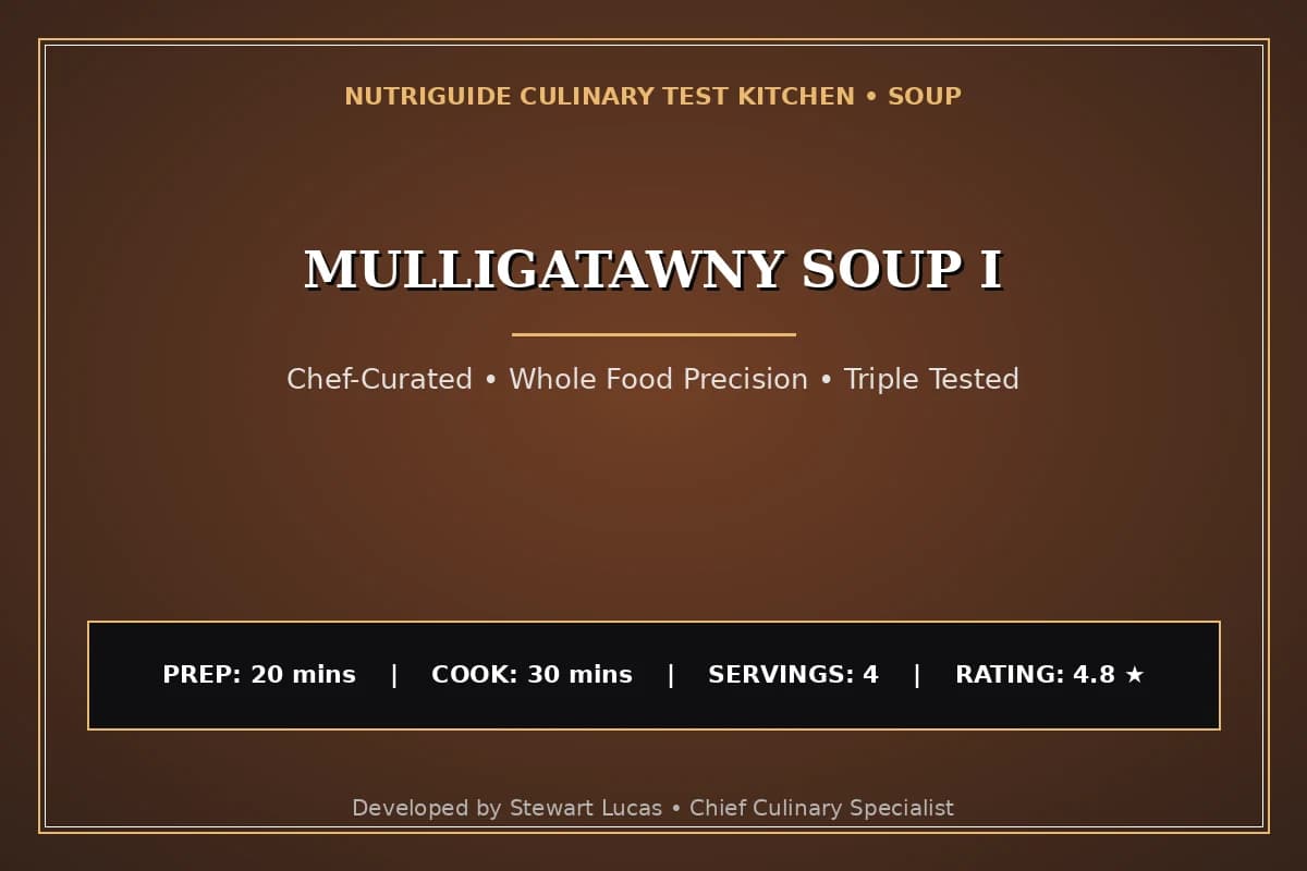 Mulligatawny Soup I