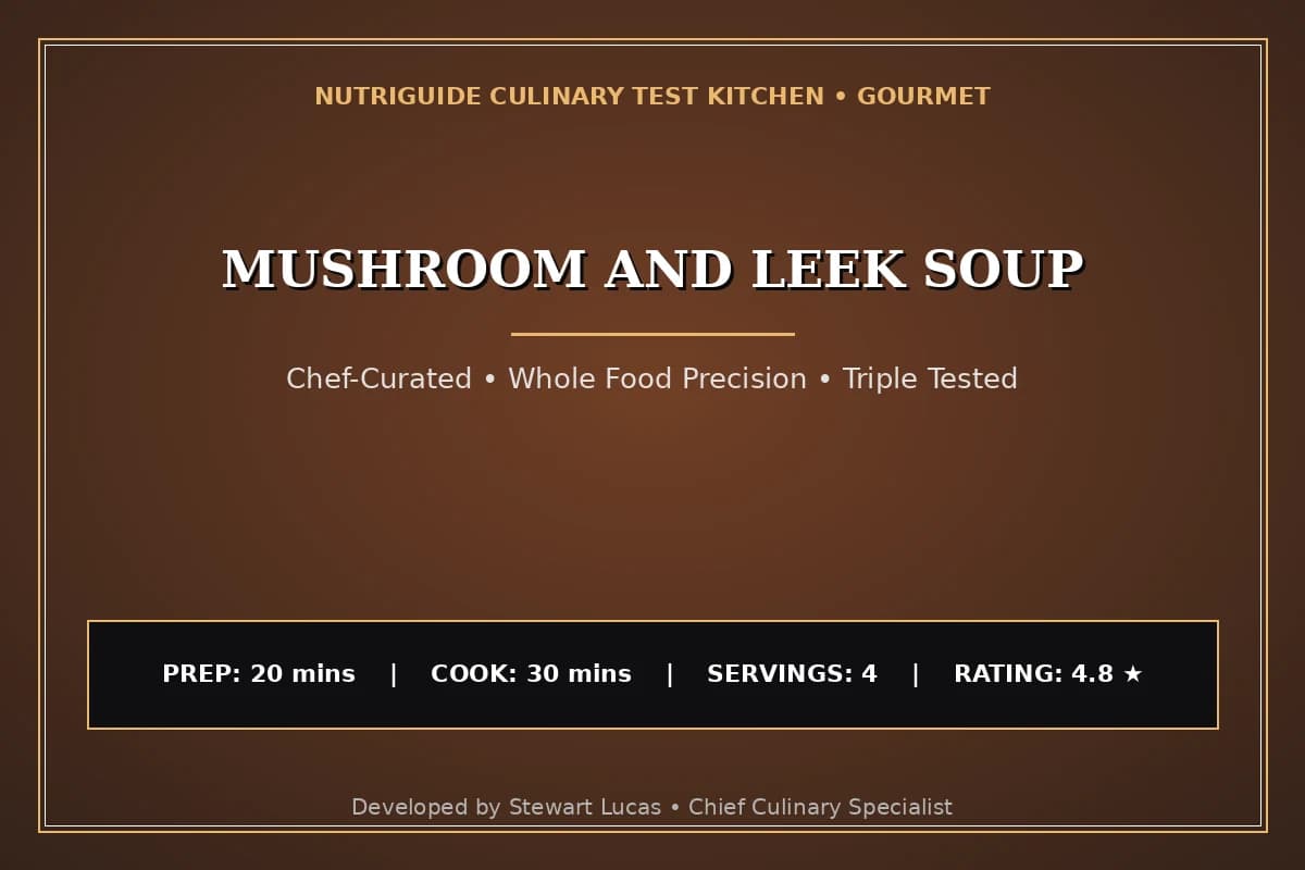 Mushroom And Leek Soup