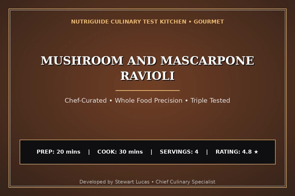 Mushroom And Mascarpone Ravioli