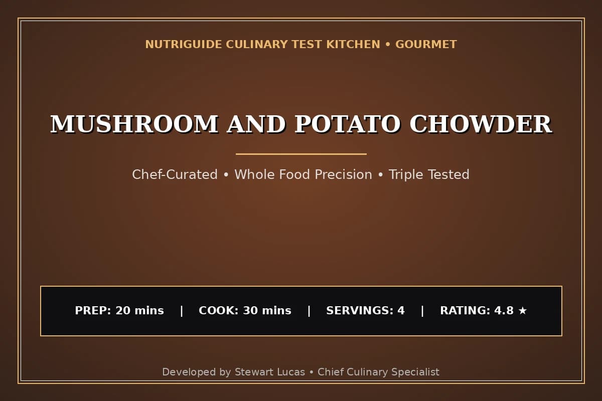 Mushroom And Potato Chowder