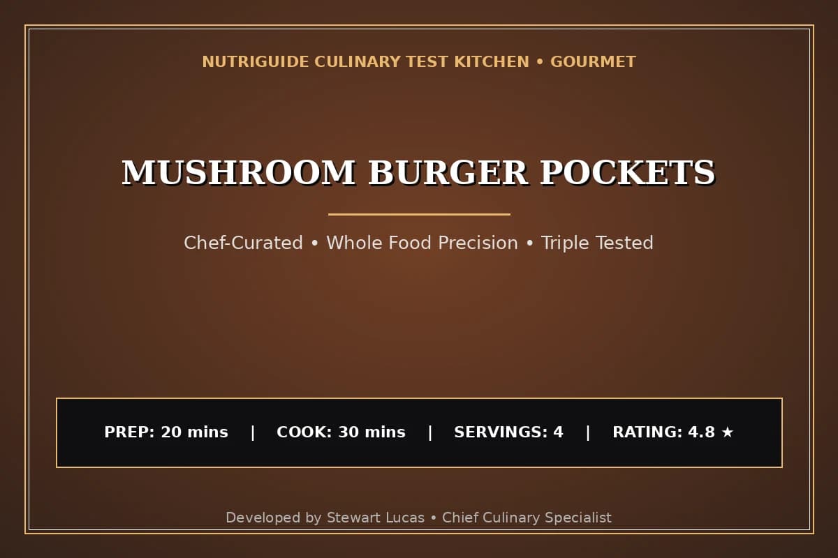 Mushroom Burger Pockets