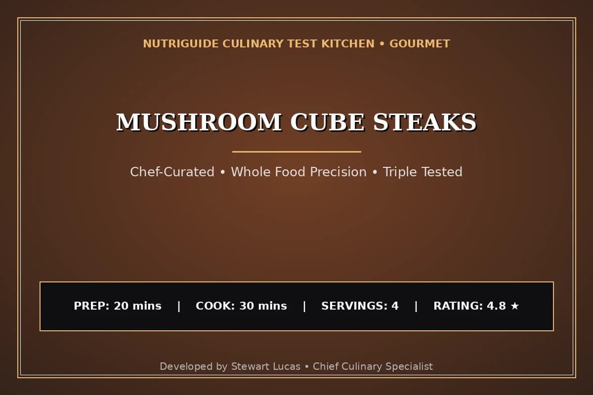 Mushroom Cube Steaks