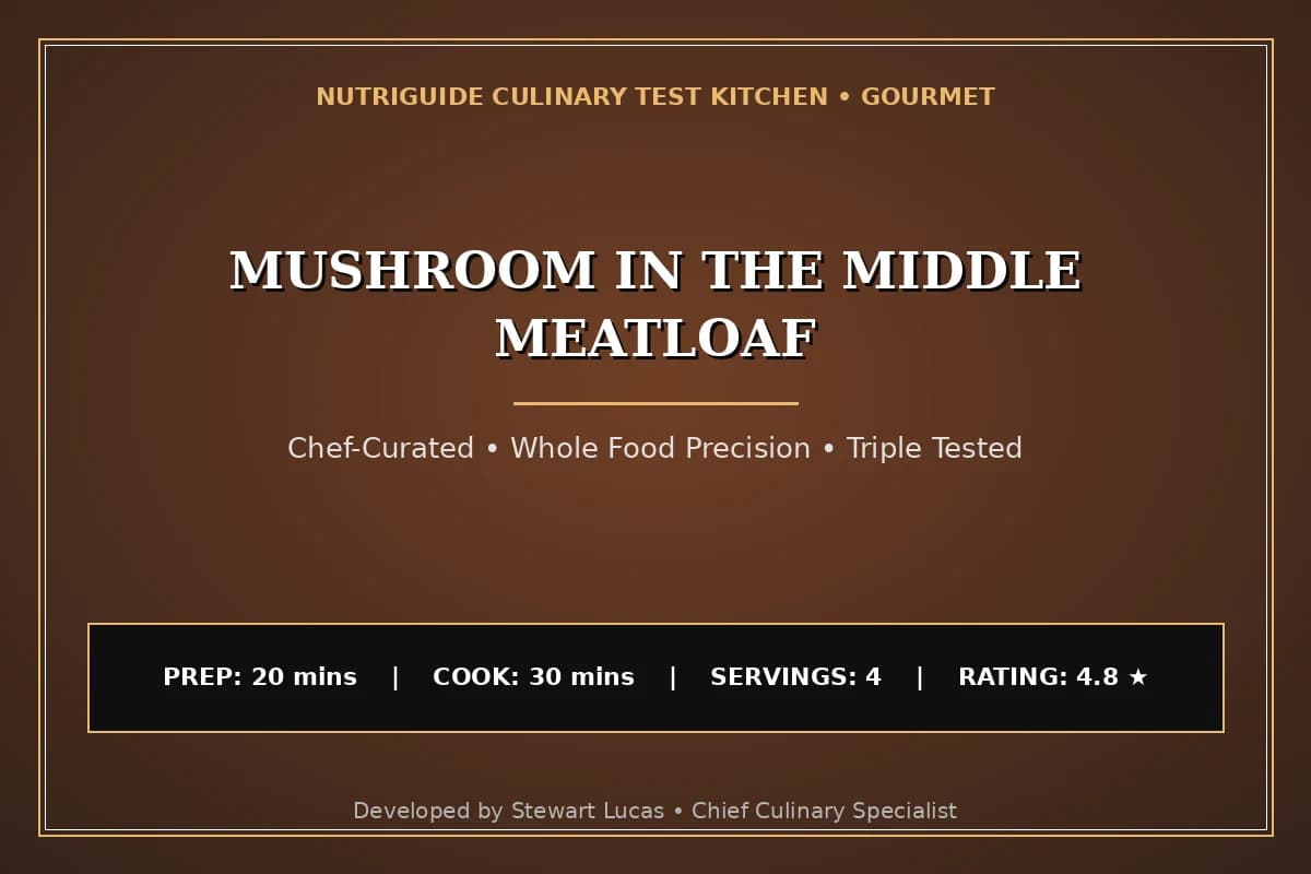Mushroom In The Middle Meatloaf