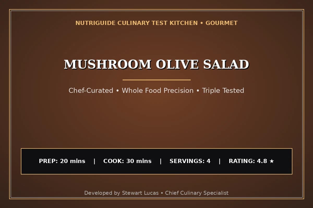 Mushroom Olive Salad