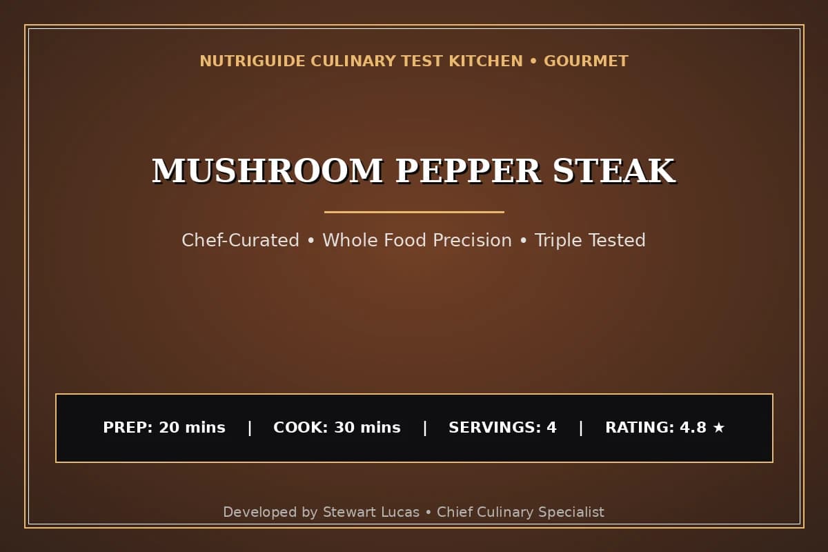 Mushroom Pepper Steak