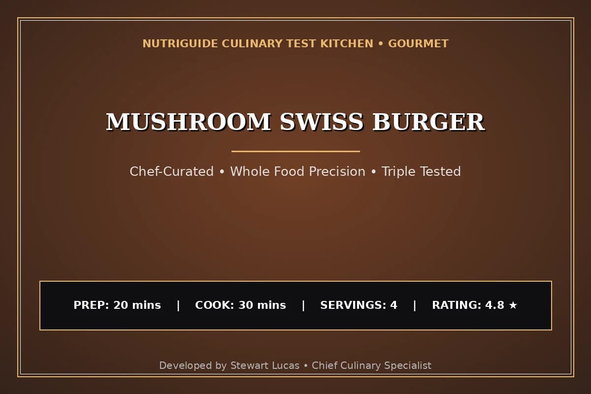 Mushroom Swiss Burger