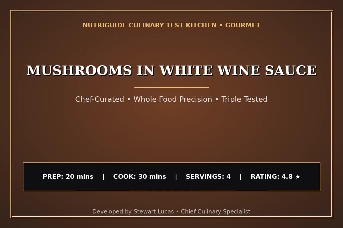 Mushrooms In White Wine Sauce