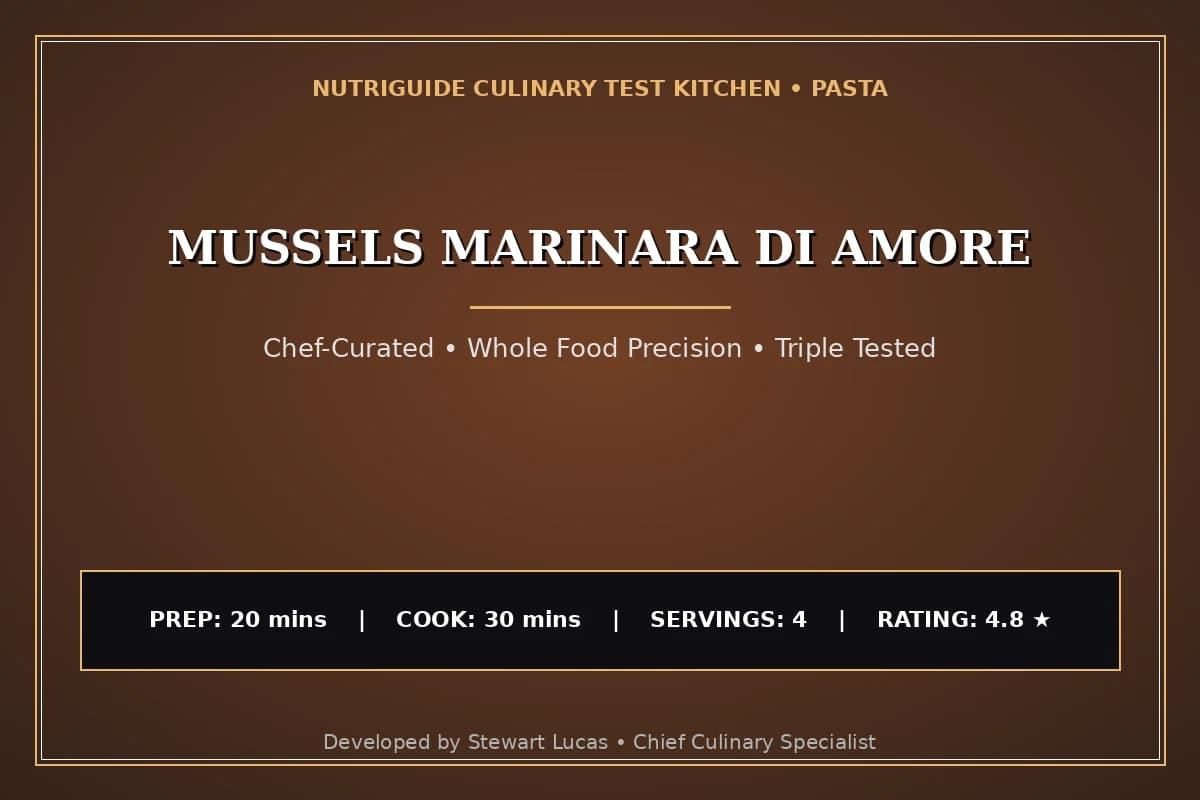 Mussels Marinara Di Amore